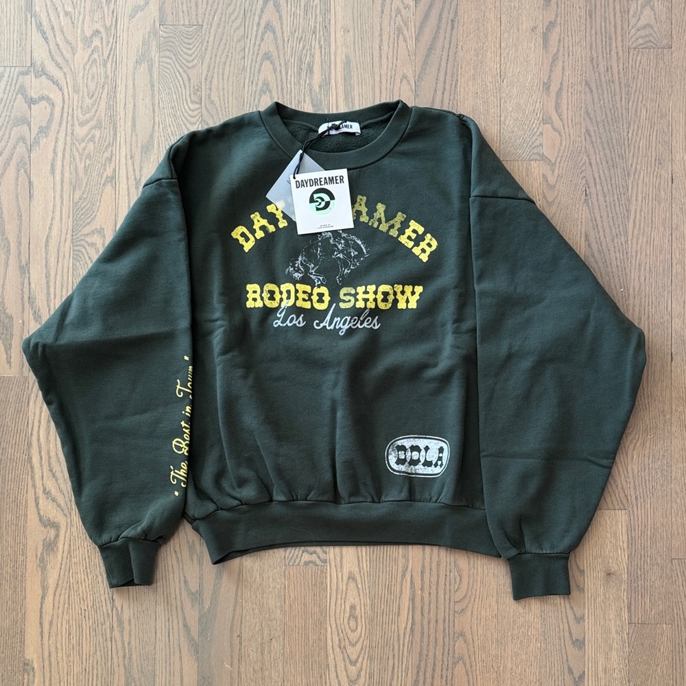 Daydreamer NWT Rodeo Show Oversized Crew Sweatshirt